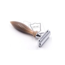 파커 Parker 11R 황소 뿔 손잡이 이중 날 안전 면도기