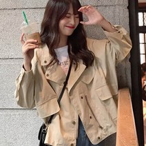 가바바 여성 자켓 멋있는 느낌으로 꾸민 야상 자켓 G38865