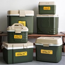 고강도 튼튼한 손잡이 캠핑 낚시 아이스박스 모음 휴대용 여행용, 20L