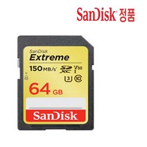 파나소닉 루믹스 DMC-GX85 호환 카메라 MLC 메모리카드 64GB, 선택하세요, san extrem SD카드 64GB