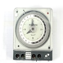 타이머 24시간용타이머4단자 신성타임스위치 SST-16PS SST16PS타이머 AC220V 600W3A 조정단위15분 1일48회가능 비충전식 판넬내장형