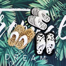 동물청소 슬리퍼 극세사 실내화 거실화 층간소음 방지 슬리퍼, 03.밀크 카우