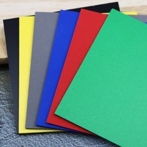 포맥스판 재단 2T 컬러 노랑 주문 제작 가공 2mm, 2T 노랑 40 x 90cm