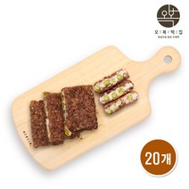 완두시루떡 완두콩 시루떡 팥 찰떡 국내산 수제떡 간편 식사 대용 완두배기 찰편 팥떡 영양 간식 추천, 20개