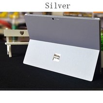 서피스독 마이크로소프트 표면용 보호 필름 go 10quot Surface Pro 3 4 5 6용 go3 태블릿 보호 백 12.3quot 8 x 노트북 케이스, 은