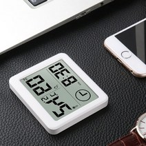 디지털 스마트 온도습도계 시계 온습도계 실내 주방 아기방 다기능 온도계, 상품선택, 온습도 시계