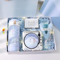 산리오 시나모롤 선물세트 블루투스 스피커 특별한 선물 럭키박스 생일 선물 쿠로미 마이멜로디 기프트박스, 시나모롤 선물세트 E