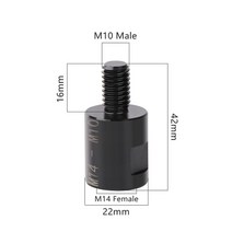 앵글 그라인더 M10 M14 5/8-11 ''스레드 변환기 아버 커넥터 연마 다이아몬드 코어 비트 구멍 톱, B