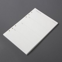 스토리 6공 다이어리속지(A5) 주간 다이어리리필