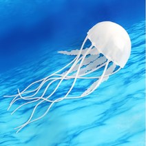 미미네아쿠아 하얀 해파리 장식품 - 어항장식 어항꾸미기, 단품없음