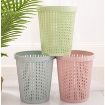 SM 라탄 휴지통 소 + 리필봉투 5봉(색상랜덤), 블루