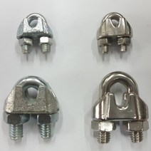볼트아울렛 와이어클립 철 스텐 와이어부속품, 1개, 철와이어클립1/8(3mm)