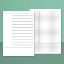 플랜커스 코넬 노트 A5 20공 6공 20공/코넬/모조지 80g