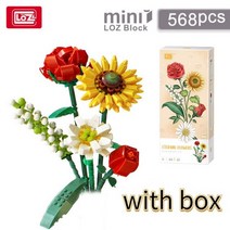 456Pcs LOZ 미니 블록 Loques 3 스타일 영원한 꽃 로즈 라벤더 Diy 완구 Bottel 홈 전시회 재미있는 크리 에이 티브 선물, JM81-1659-with box