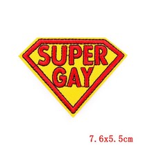 만화 레인보우 글자 자수 패치 의류용 아이언 DIY 글씨 꽃 배지 스티커, PE6450CT