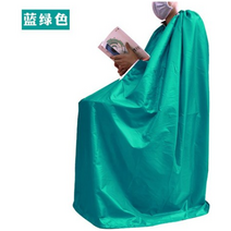 가정용 방수 천 가운 뜸 훈증 스커트 실내 사우나 훈증 훈증, 청록색