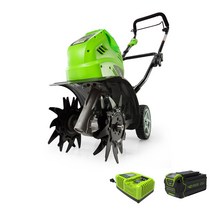 greenworks 그린웍스 40V 충전 경작기 밭가는기계 관리기 5Ah 세트