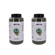 영아쿠아 거북이 전용 사료, 1000ml, 350g, 2개