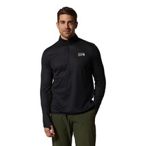 Mountain Hardwear 남성용 표준 에어메시 1/2 지퍼 블랙 가문비나무 라지, X-Large, Dark Storm