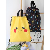 포켓몬 피카츄 실내화 신발 주머니 조리개 신발 가방 초등학생 여아 아동 어린이 신주머니 보조가방