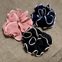 샤샤 라인 곱창 밴드 3컬러 명품 헤어 슈슈 머리띠 올림머리