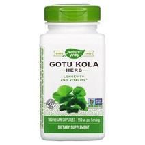 네이처스웨이 고투콜라 허브 475mg 180베지캡슐, 180개