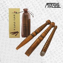 믹스어블 체했을때좋은 다용도지압봉3세트 발지압 손지압 괄사 승모근지압 종아리지압, 1set