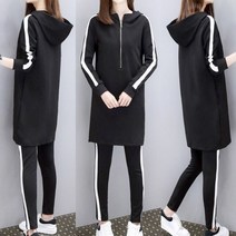 쉬블림로브 (상+하의) 긴팔 후드 집업 상하 세트_0949