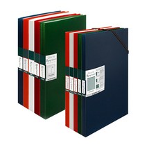 킹짐 A4 클리어화일 8포켓 네이비, 5개