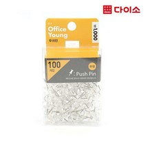 투명 푸쉬핀, 100개입, 1박스