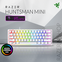 레이저 헌츠맨 미니 머큐리 게이밍키보드 영어각인/ Razer Huntsman Mini Mercury414490 L6