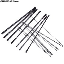 12 개/몫 다이아몬드 와이어 톱 커터 쥬얼리 금속 지그 블레이드 목공 공예 도구 스크롤 나선형 이빨 뜨거, 08 1.35mm