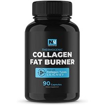 nobi Nutrition - 콜라겐 열 생성 팻 버너 - 체중 감량 지원을 위한 식욕 억제제 여성용 체중 감량 알약 ​​다이어트 알약 - 여성용 지방 버너 & 남성용 팻, 90카운트(1팩)