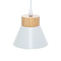 카페조명 팬던트등 1등 매장조명, 필수선택:우드나팔 1등 P/D(BL)-화이트