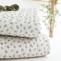 [천삼백케이] [까사엘] 삼베리플 여름침구 파렐 패드 싱글(단품), 블루