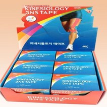 3NS 키네시올로지 근육테이프 6롤 5cm 5m (국내산), 오렌지, 6개
