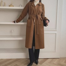 [앤드스타일] B카라멜 포근 코트_253940