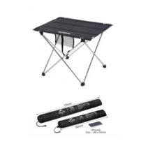 네이쳐하이테크 초경량 1680D 폴딩 테이블, 미드나잇 블랙