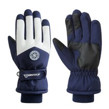 소비르 스키 보드 장갑 방한 방수 기모 스포츠 장갑, 03_파랑(남)