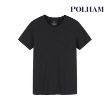 [폴햄] 여성 슬럽 크루넥 솔리드 반팔 티셔츠_PHA2TR2830