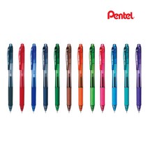 펜텔 에너겔X 펜 에너겔엑스펜 속기용 고시용펜 1자루[ENERGEL X BLN104 0.4mm BLN105 0.5mm BL107 0.7mm], 1개, 0.5mm바이올렛