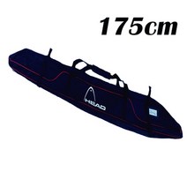 헤드 스키 폴 팩 스노우 부츠 휴대용 캐리 숄더 핸드 백 더블 보드 방수 옥스포드 케이스 커버 165cm 175cm, [03] Red Board Bag 175cm