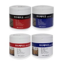 우드매직 고체 성형제/고체성형제/메꿈이/우드슬랩/틉새, 블랙300g+커피색300g