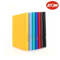 아톰 클리어화일 A4 40매 크리어화일 서류 포트폴리오 화일, 청색, 클리어화일 F105 (A3/20매)