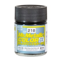 군제 락카 도료 GX218 그래파이트 블랙 18ml