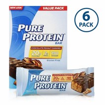 Pure Protein Bars Chocolate Peanut Caramel 퓨어 프로틴 바 초콜릿 피넛 캐러맬 50g 12개입