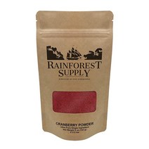 Rainforest Supply 말린 크랜베리로 만든 전체 크랜베리 파우더 — 동결 건조 비타민 C E 및 K1 포함 설탕 무첨가 생 케토 비건 글루텐 프리 팔레오 슈퍼푸드 (14