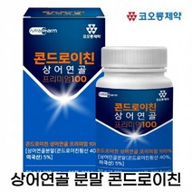 코오롱제약 콘드로이친 chondroichin 미국산 상어연골 원료 프리미엄 100, 450일분(450캡슐)