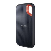 SanDisk 2TB 익스트림 포터블 휴대용 외장 SSD SSD 최대 1050MB/s USB-C USB 3.2 Gen 2 (SDSSDE61-2T00-G25), 500GB