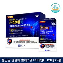 종근당 MSM 비타민D 관절 연골엔 MSM 엠에스엠 식이유황 조인트 관절 MSM 글루코사민 식용유황 관절케어 MSM MSN 관절영양제 비타민 240정